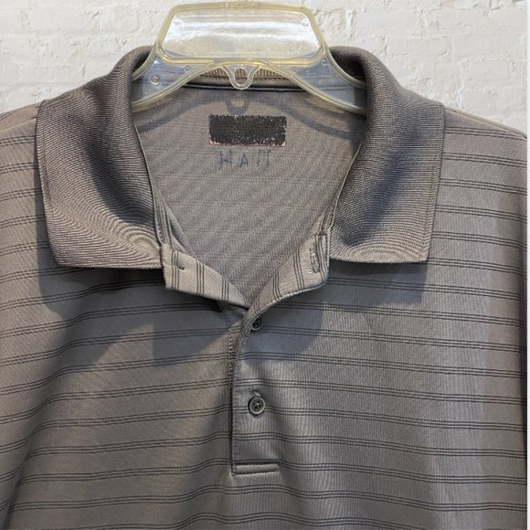 PERRY ELLIS -- Polo Shirt, Large Man, Short Sleeved, Button Down Collar - Picture 3 of 9